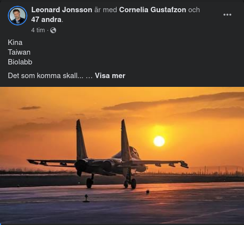 Försvarsministrar & Taiwan