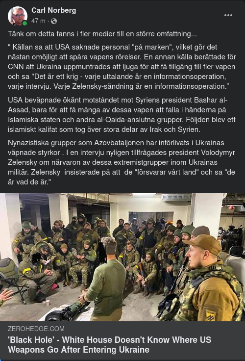 Vapenrörelseovetande Vitt Hus