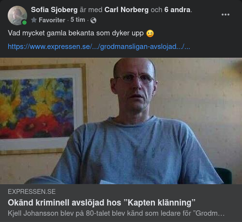 Uppdykande Kriminella Bekantingar