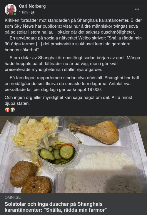 Fortsatt Covidioti Shanghai