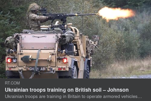 Ukrainsk Militär Tränar På Brittisk Mark