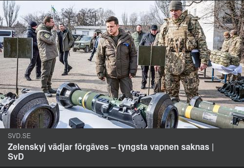 Tyngdlösa Vapen För Ukraina