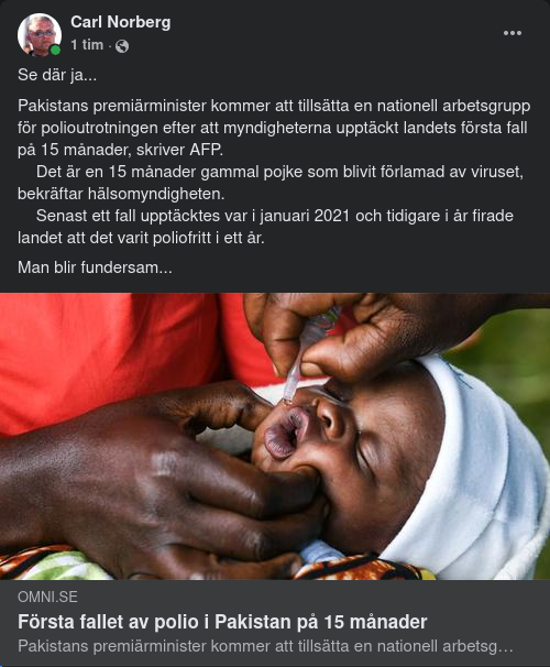 Pakistanskt Poliofall