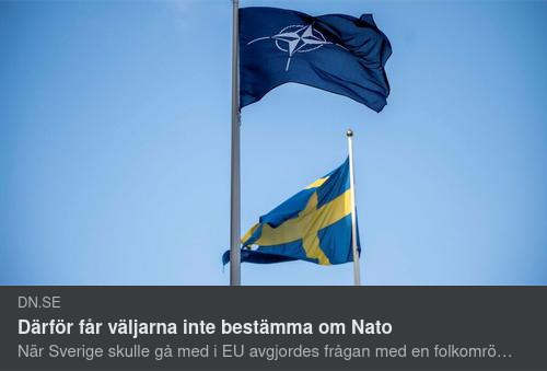 Folkomröstning, Politiker & NATO