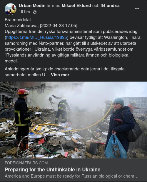 Biokemiska Provokationsförberedelser