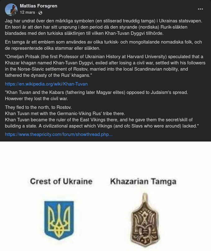 Symbol I Ukrainas Statsvapen