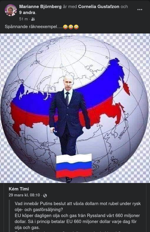 Gas, Dollar, Guld & Rubel