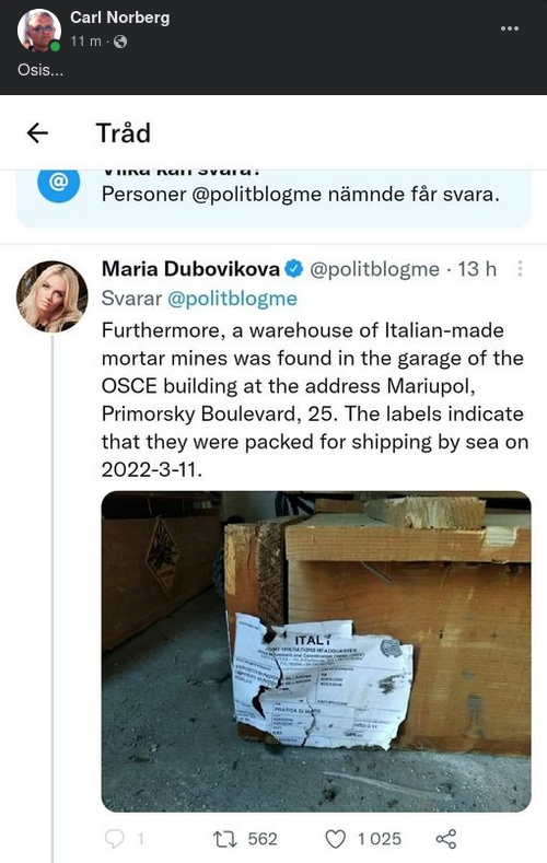 Avsändningsdaterade Italiensktillverkade Minor