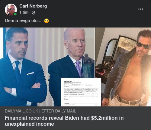 Oförklarlig Biden-Inkomst