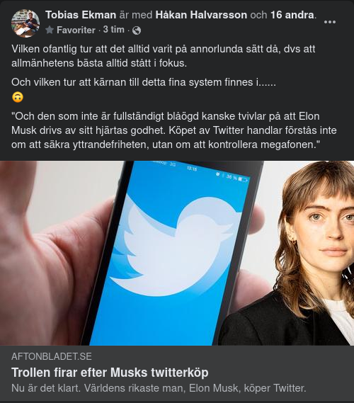 Twitterköpsfirande Trolleri I AB