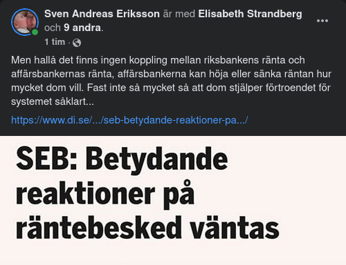 Marknadsreaktioner & Räntebesked