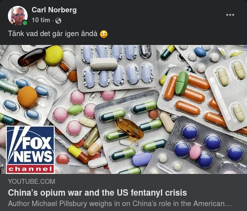 Från Kinesiska Opiumkrig Till Amerikansk Fentalylkris