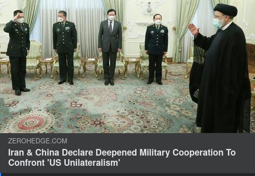 Iran & Kina Fördjupar Militärsamarbete