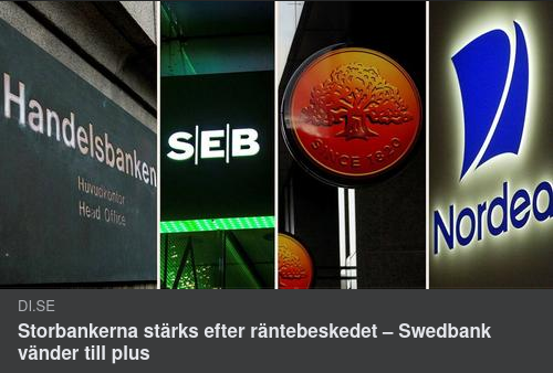 Ökande Bankkostnader & Ökande Bankaktier