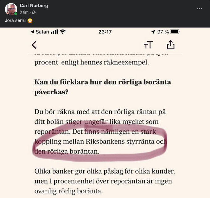 Stark Räntekoppling