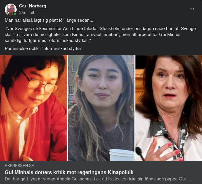 Linde Om Sverige & Kina