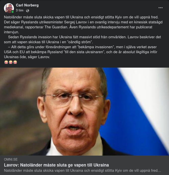 EU & USA Kämpar Till Den Sista Ukrainaren