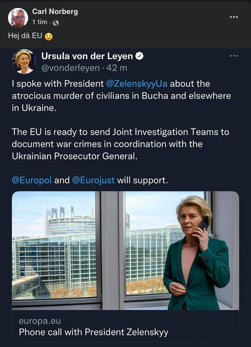 Ursula Redo Att Dokumentera Krigsbrott Med Ukraina