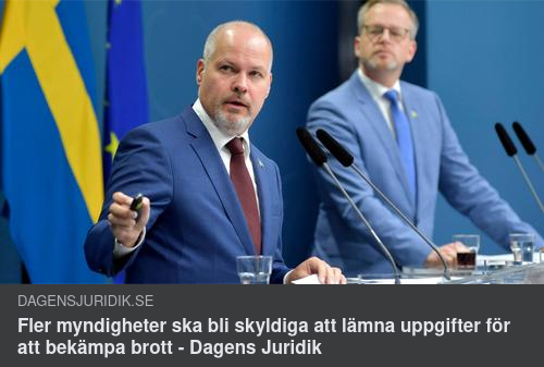 Informationsspridande Uppgiftsskyldighetsbeslut