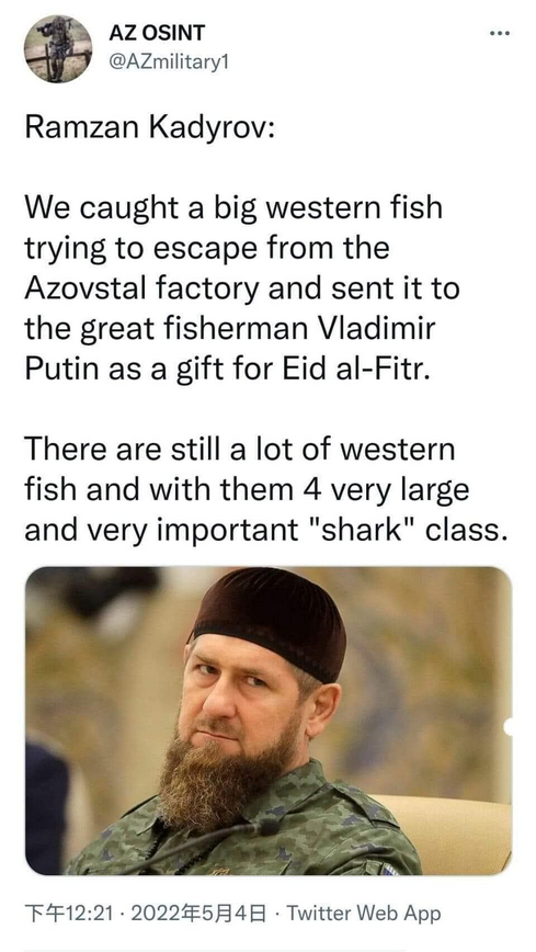 Kadyrov På Fiskafänge