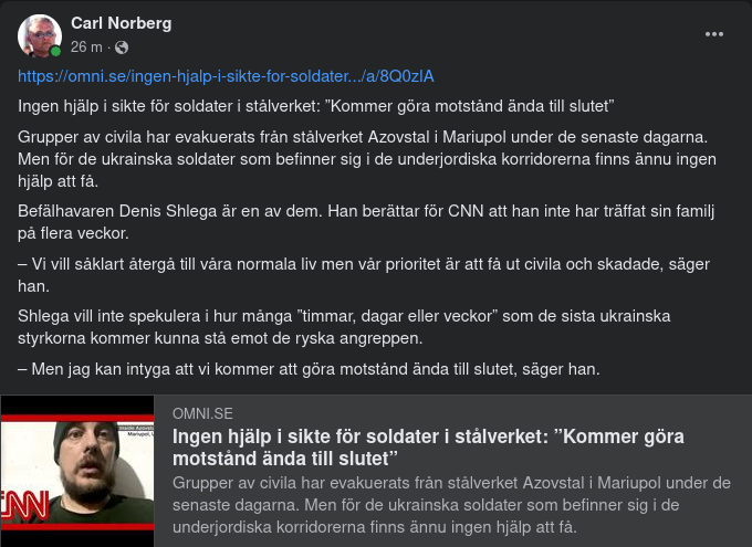 Utan Hjälp I Azovstal