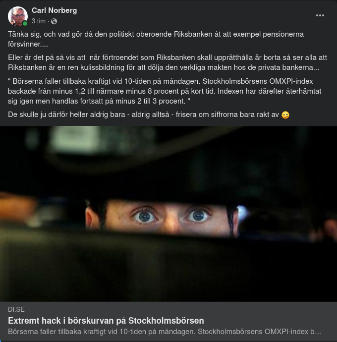 Extremt Börskurvehack