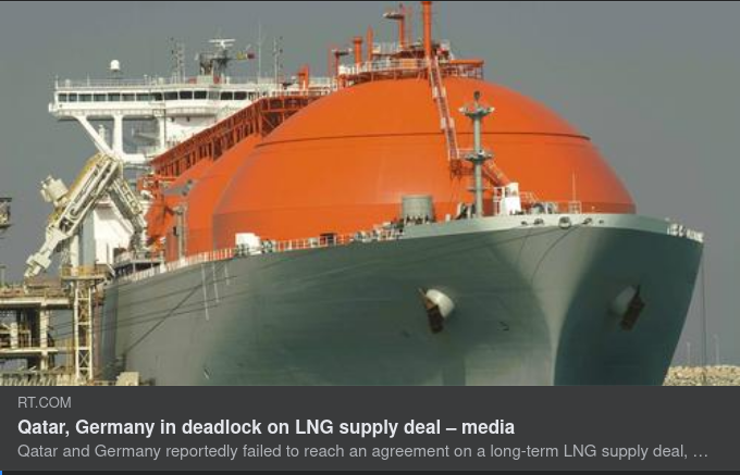 Misslyckad LNG-Överenskommelse Mellan Tyskland & Qatar