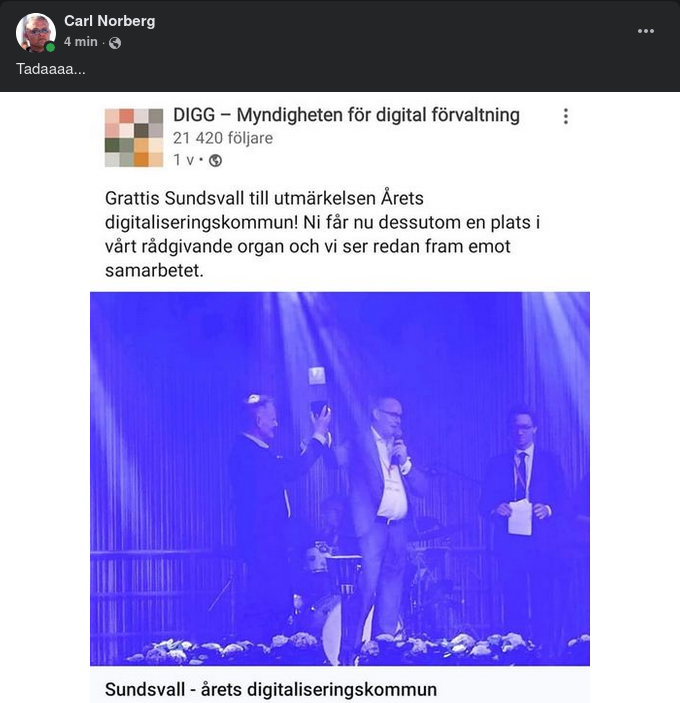 Sundsvall - Årets Digitaliseringskommun