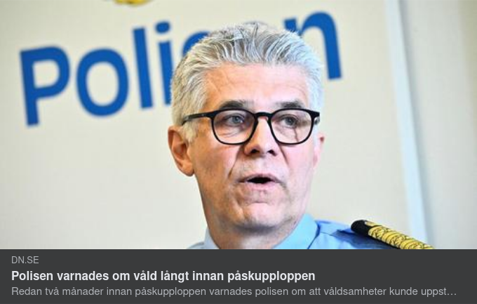 Förvarnad Polis