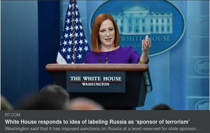 Psaki & Rysk Terroristsponsring