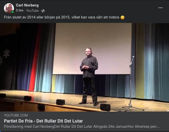 En Föreläsning I Alingsås Från 2015 01 24