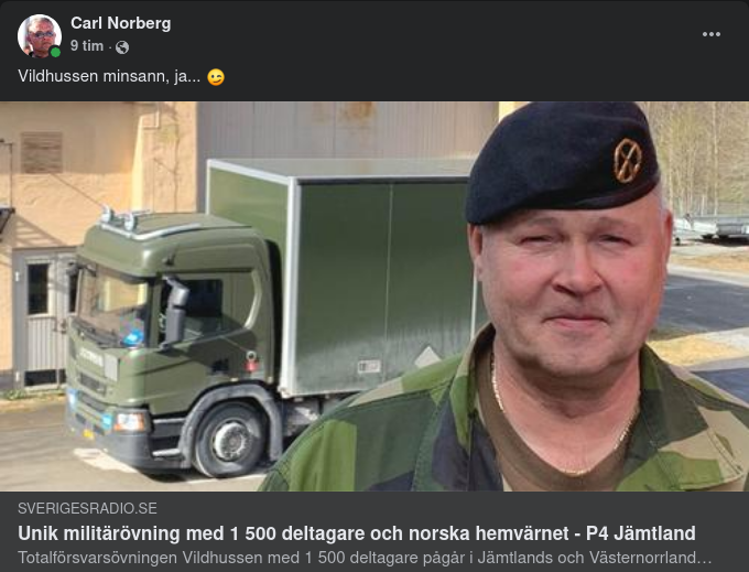 Totalförsvarsövning Vildhussen