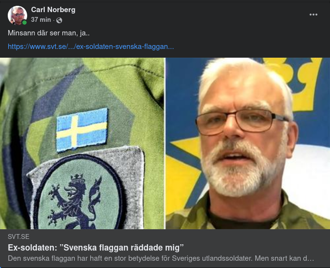 Svenskflaggräddad