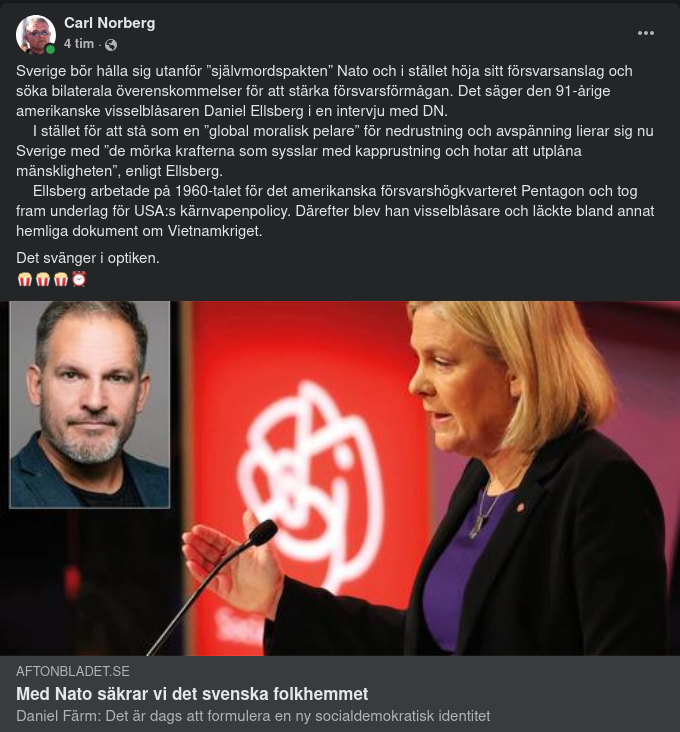 Nato En Självmordspakt Enligt Ellsberg