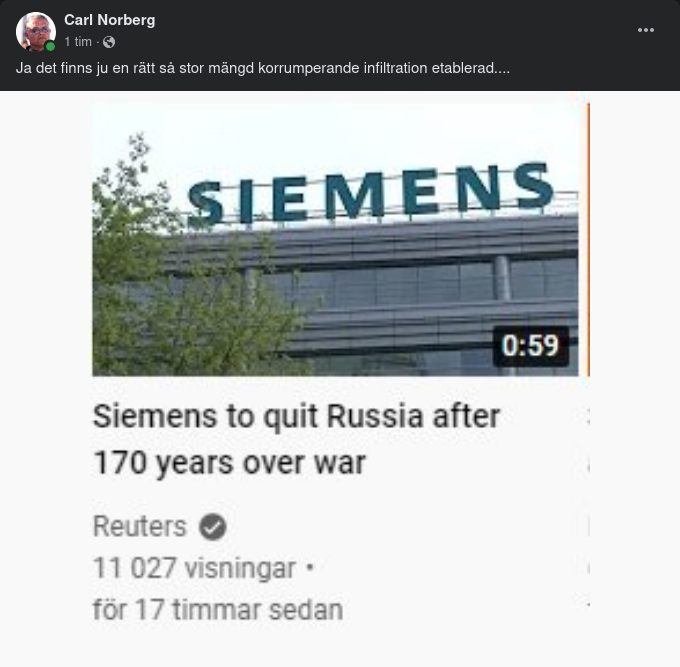 Siemens Lämnar Ryssland