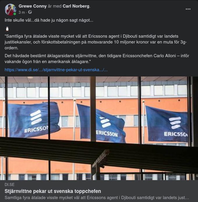 Stjärnvittne & Ericssonchefer