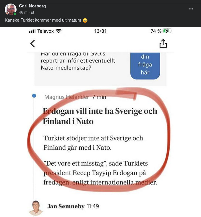 Erdogan Vill Inte Ha Sverige & Finland I Nato