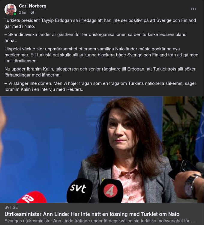 Turkiet Stänger Inte Dörren