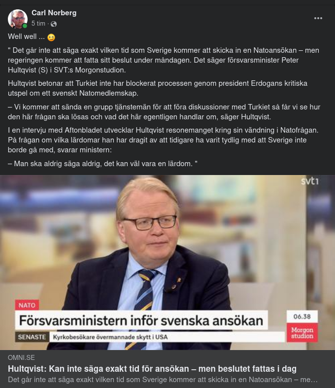 Inget Hultqvist Kan Säga