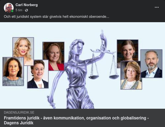 Ekonomiskt Oberoende Juridiska System?..