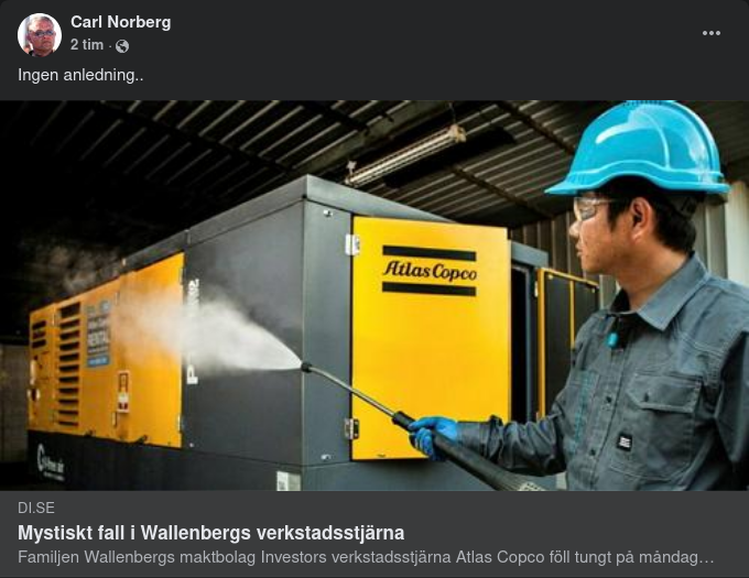 Mystiskt Fallande Wallenbergsstjärna