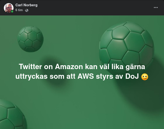 Twitter, Amazon & DoJ