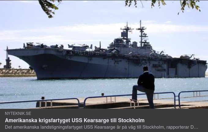 USS Kearsage Till Stockholm