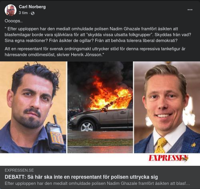 Blasfemilagspositiv Polis