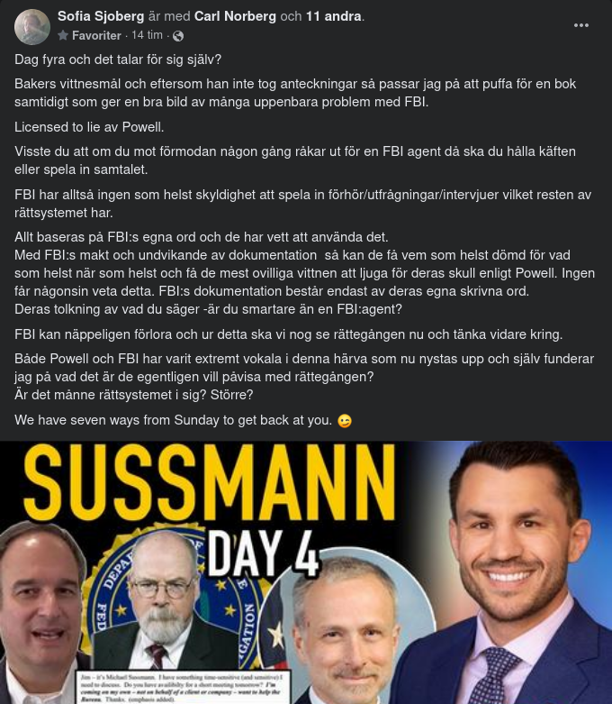 Sussmann Dag 4