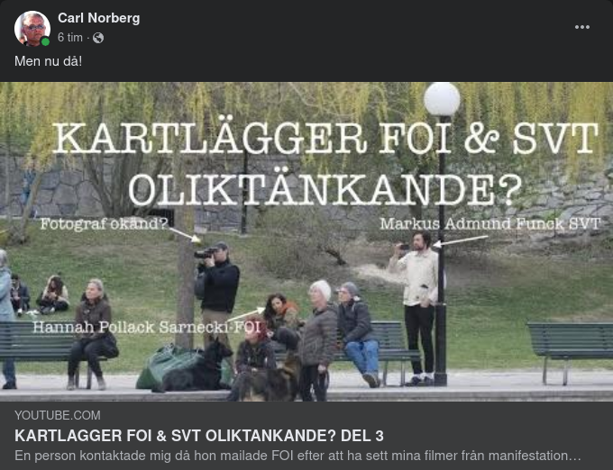 Del Tre Om Kartläggning Av Oliktänkande