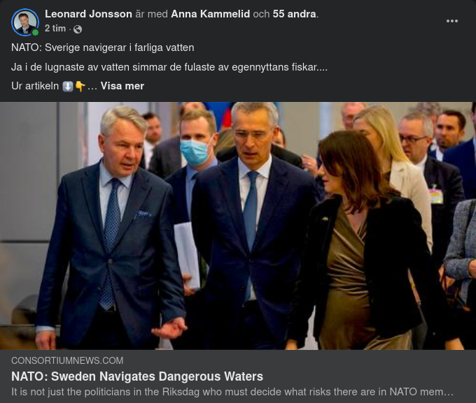 Svensk Navigering I Farliga NATO-Vatten