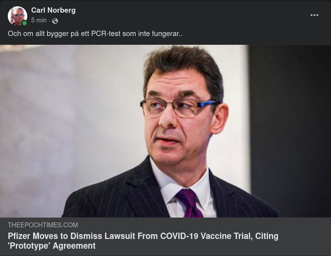 Pfizer Hävdar Prototyp