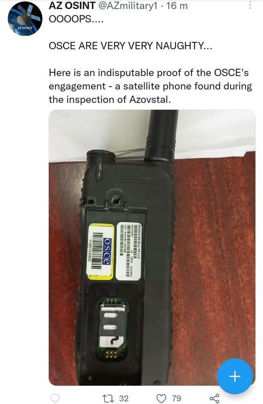 OSCE-Telefon I Azovstal