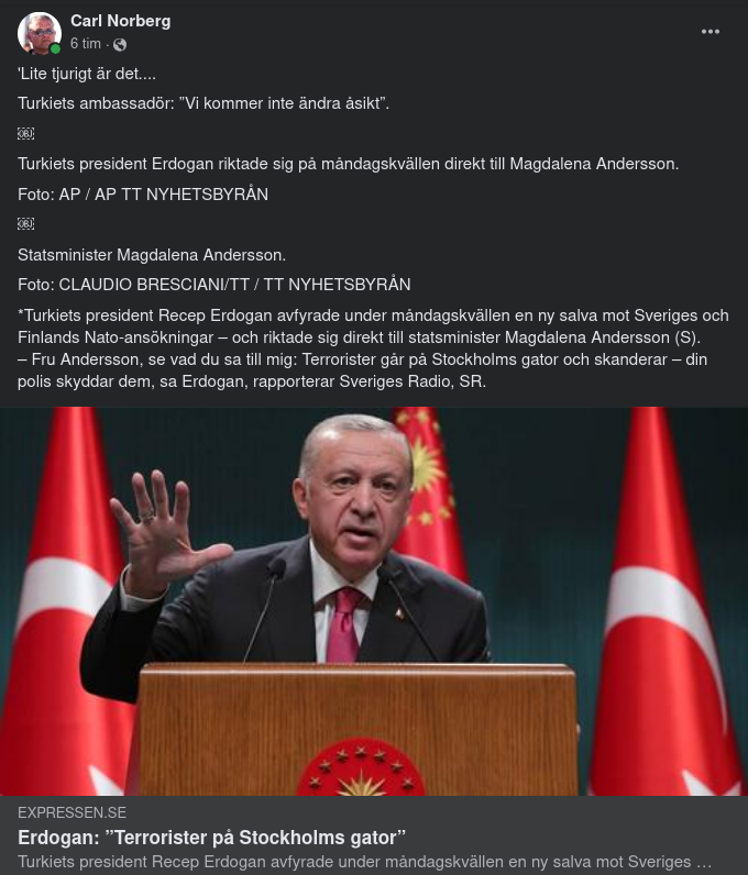 Erdogan Till Fru Andersson